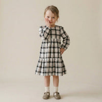 Makemake Organics - Long Sleeve Tiered Dress