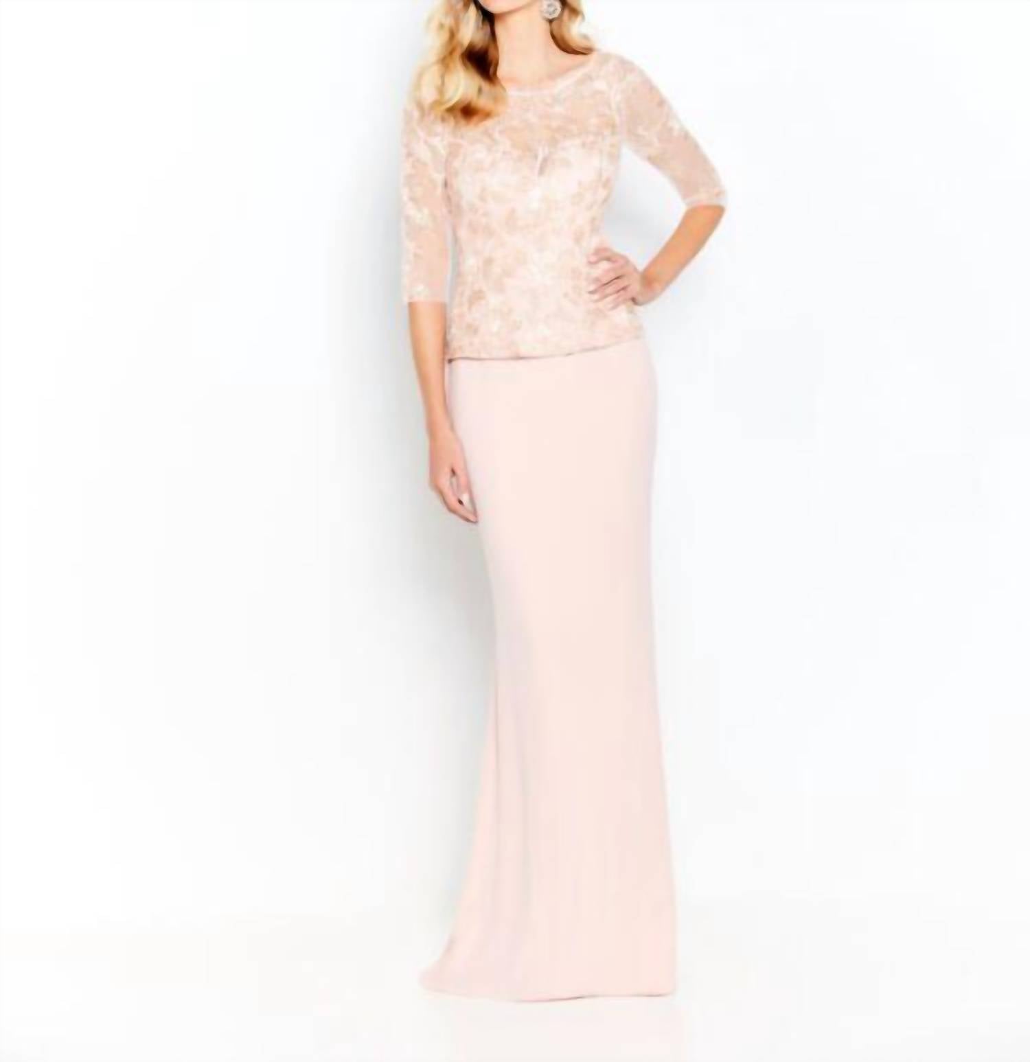 Cameron Blake - Lace Bodice Dress