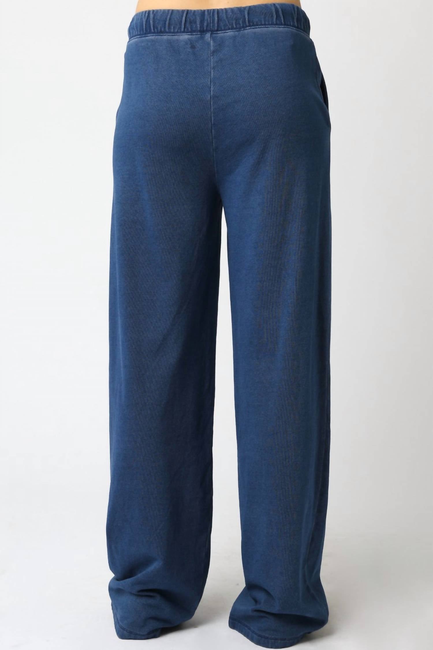 Olivaceous - Wide Leg Sweatpants