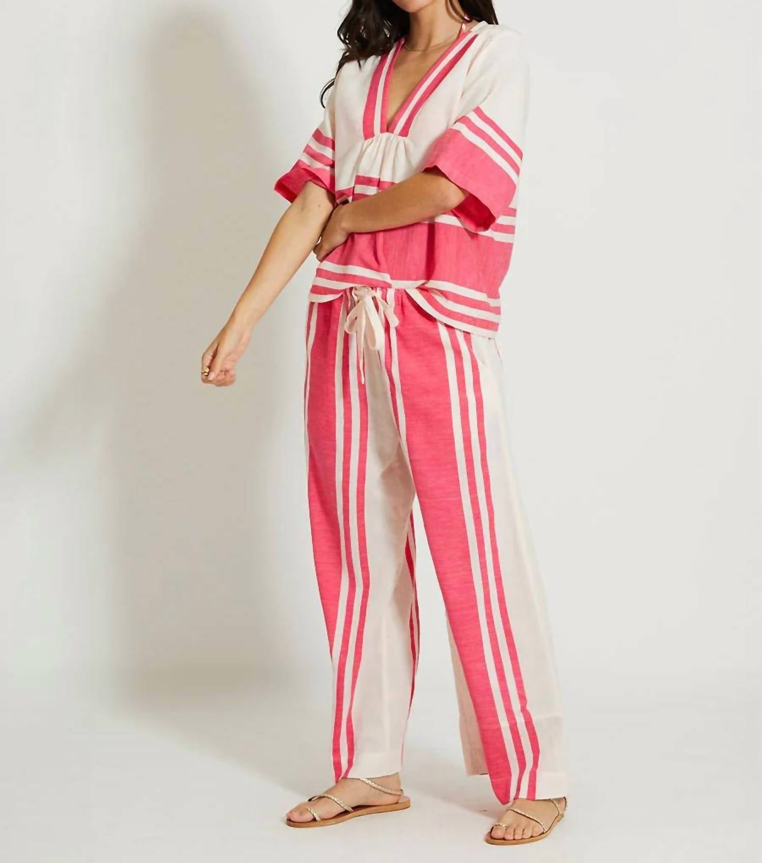 Lemlem - Rita V Neck Top