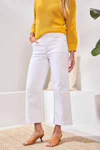 Tribal - Audrey Hugging Wide Crop Jean