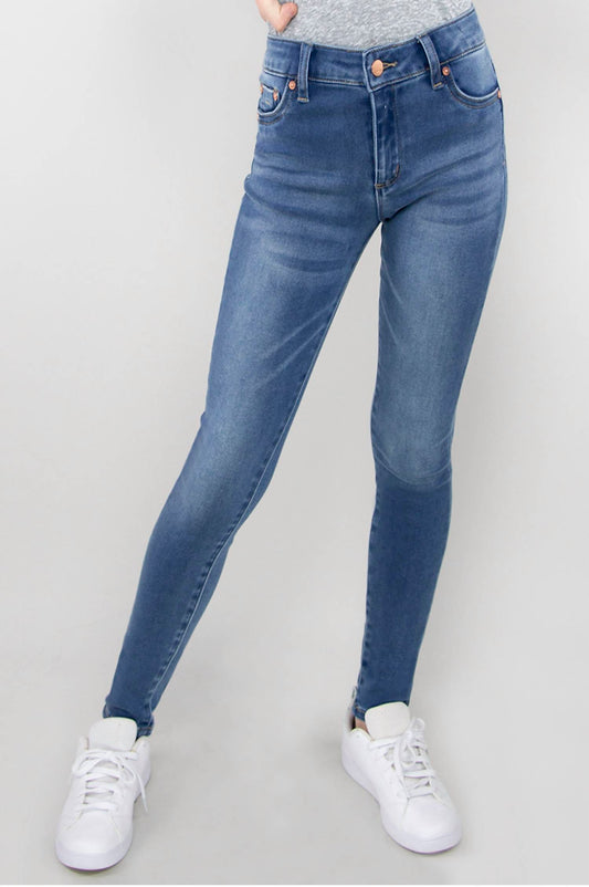 Tractr - High Rise Ankle Skinny Jeans