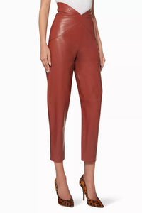 The Attico - Butterfly Leather Pants