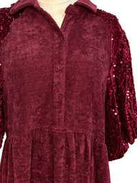 Umgee - Women's Tunic Top With Puff Sleeves