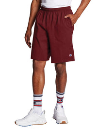Champion Men's Active Shorts in maroon - men's shorts