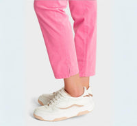 Marc Cain Silea Pants With Side Slits in bright orchid - women's jeans - view 5