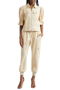 Cinq A Sept - Giles Faux Leather Jogger Pants