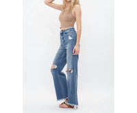 Mica Denim - Dehours High Rise Wide Leg Jeans