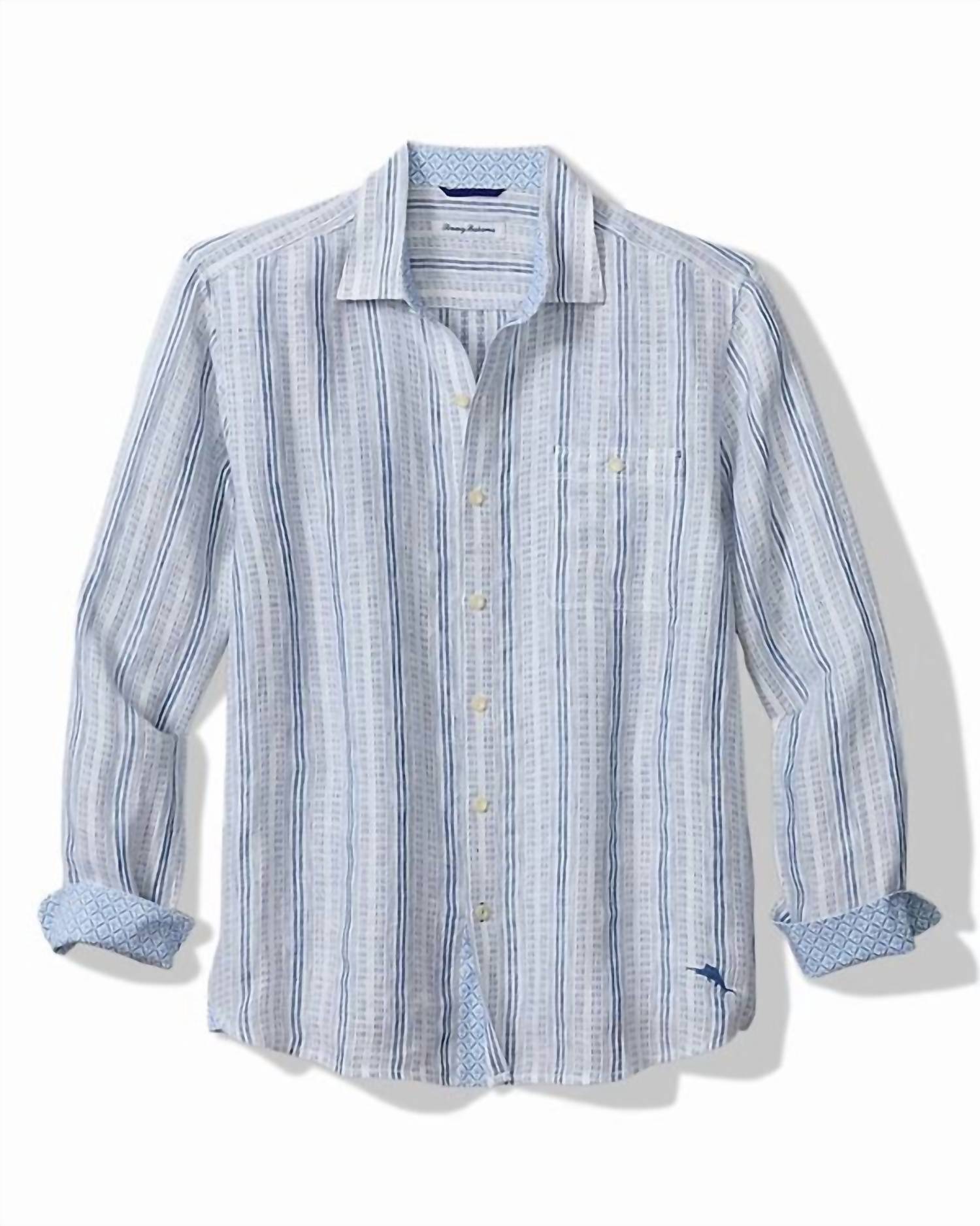 Tommy Bahama - Royale Stripe Linen Long-sleeve Shirt