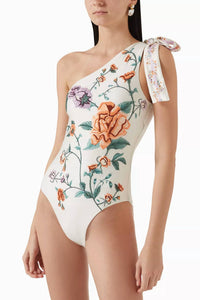 Agua By Agua Bendita - One-shoulder One-piece Swimsuit