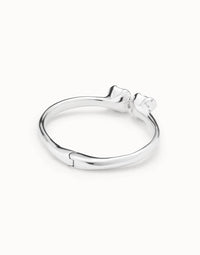 Unode50 - Bangle Bracelet With Two Crystals