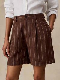 Faherty - Sun Striped Pleated Short