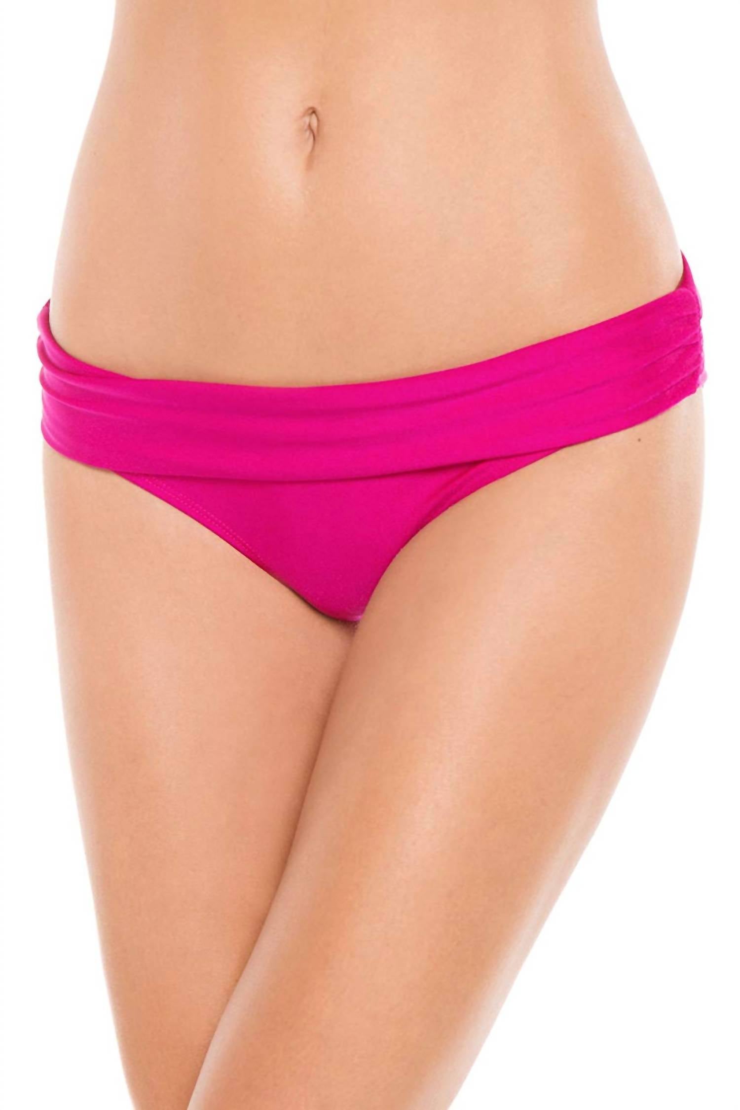 Women's Banded Hipster Bikini Bottom Swimsuit