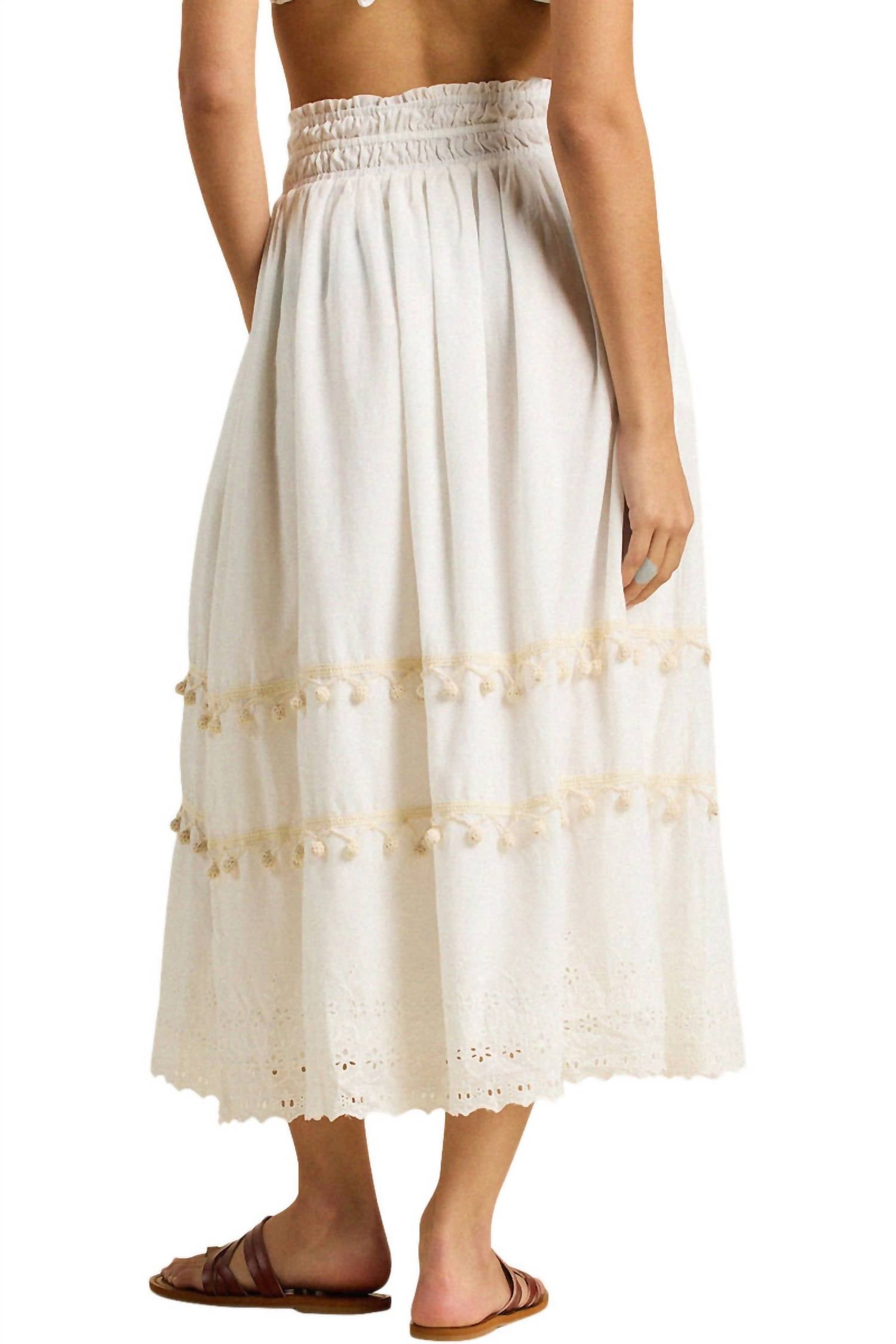 Trovata - Bianca Midi Skirt
