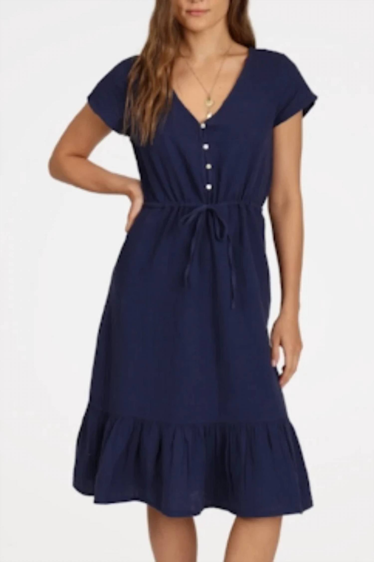 Dylan By True Grit - Riley Short Sleeve Cotton Dress