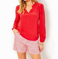 Lilly Pulitzer - Giana Long Sleeve Silk Top