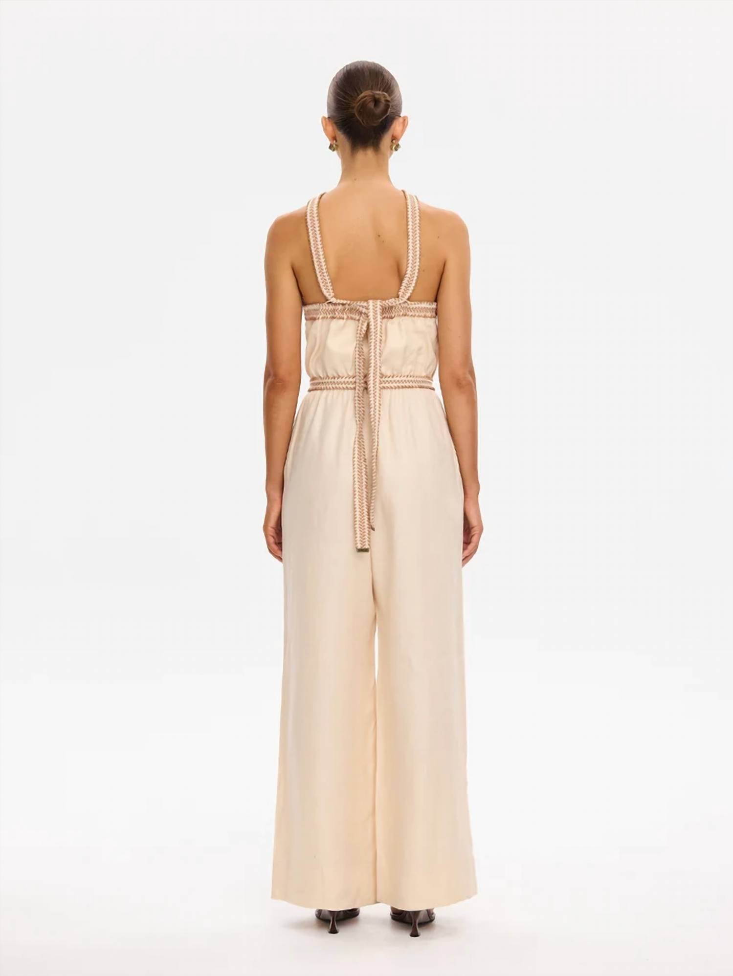 Kivari - Freya Halter Wide Leg Jumpsuit