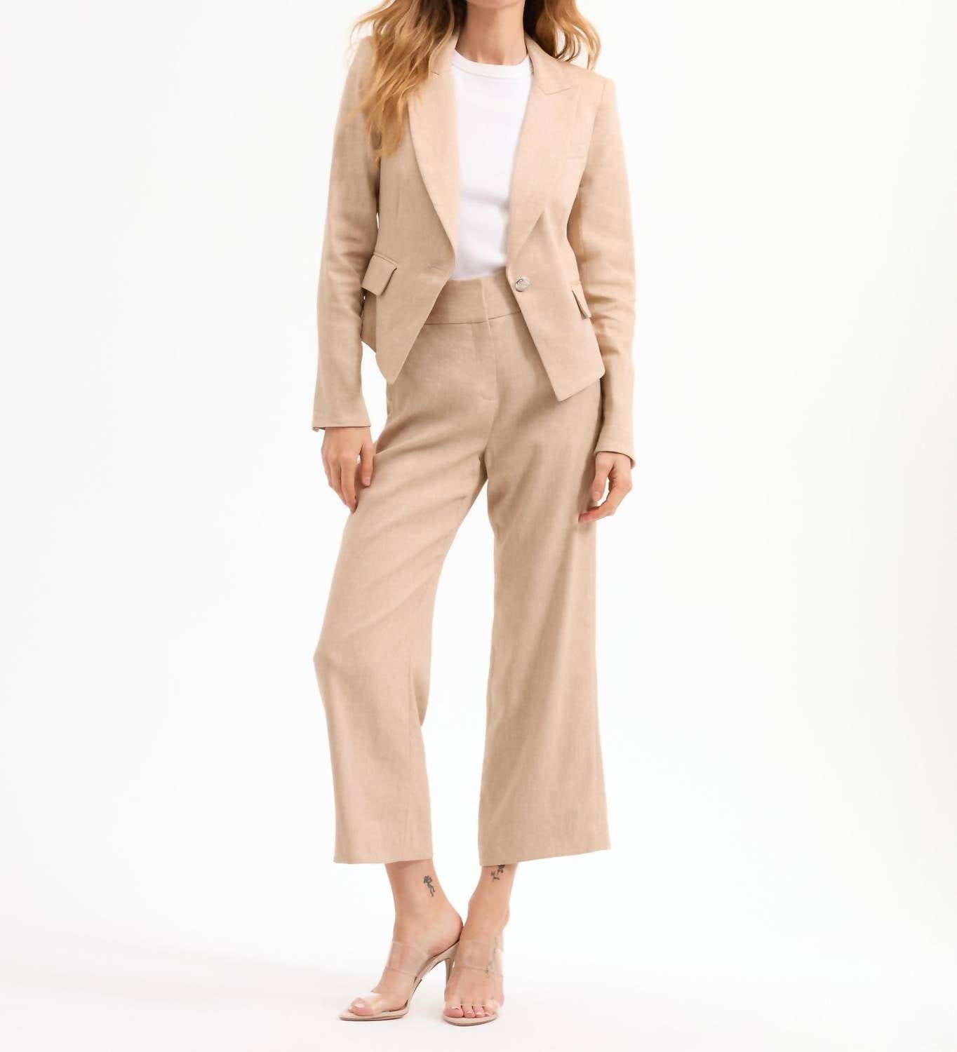 Veronica Beard - Hosanna Linen Dickey Jacket