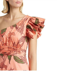 hutch Pria One Shoulder Maxi Dress in floral - women's dress - alternate view