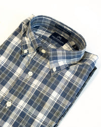 New England Shirt Company - Men's Authentic Madras Button Down Shirt