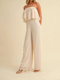 Klesis - Chiffon Tube Jumpsuit