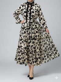 Kathie K - Poly Midi Dress