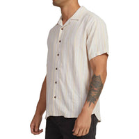 Rvca - Beat Stripe Short Sleeve Shirt