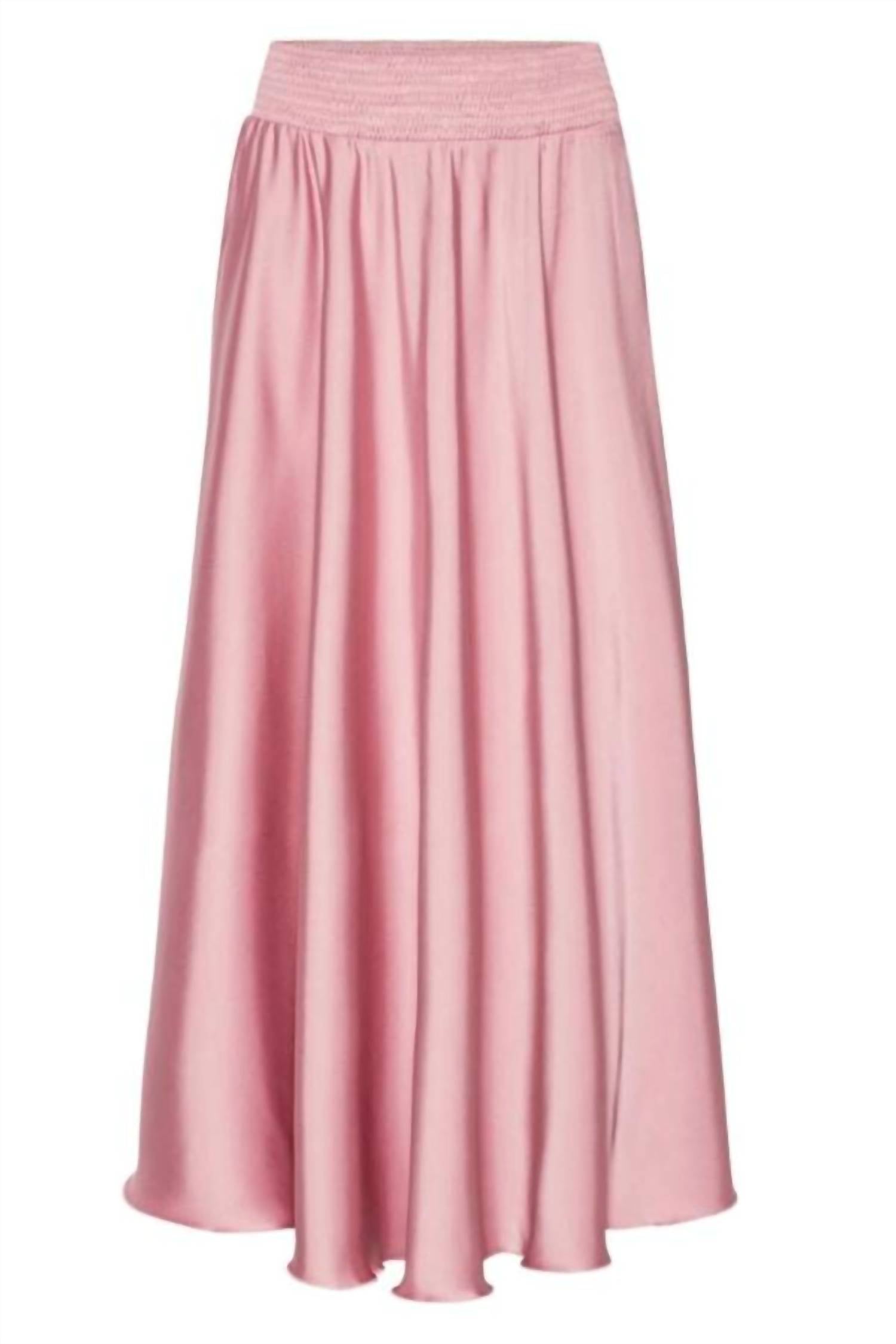 Karmamia WOMEN'S SAVANNAH SKIRT in semi rich antique rose - women's skirt