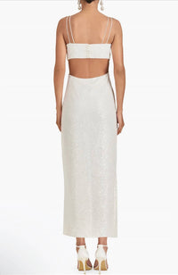 Sachin & Babi - Vivi Cutout Sequin Column Maxi Dress