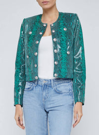 L'Agence - Jayde Collarless Jacket