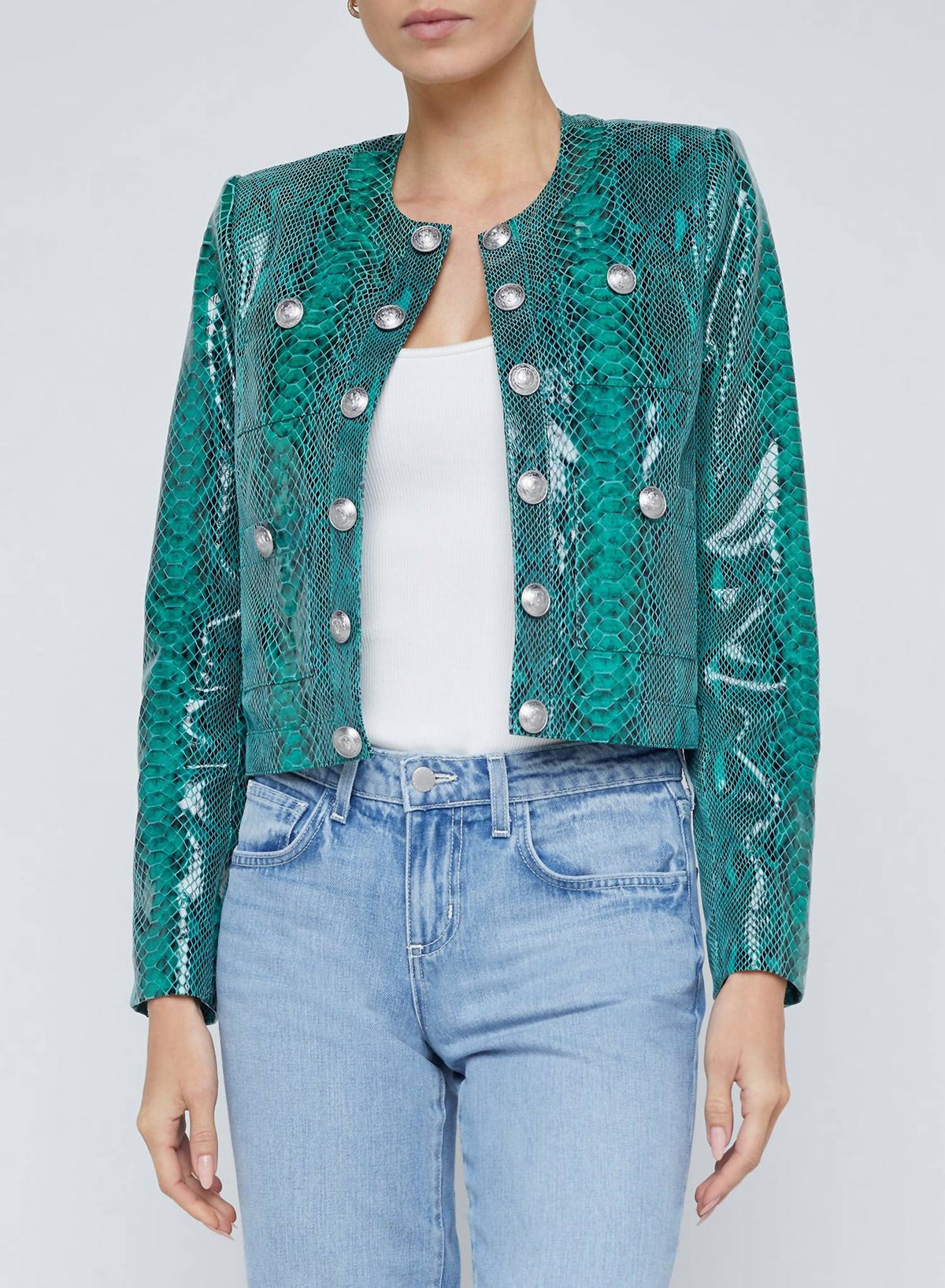 L'Agence - Jayde Collarless Jacket