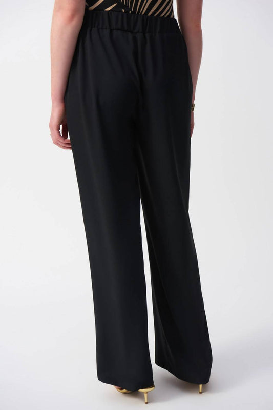 Joseph Ribkoff - Woven Pull On Wide Leg Pants