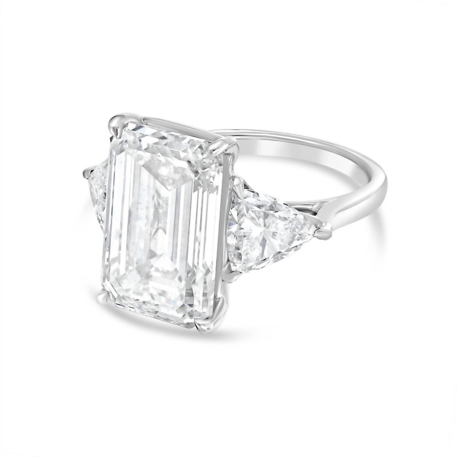 Diana M Jewels - Women's Emerald & Trillion Lab-Grown Diamond Jewelry (4.00 Ct) - Signature Plus