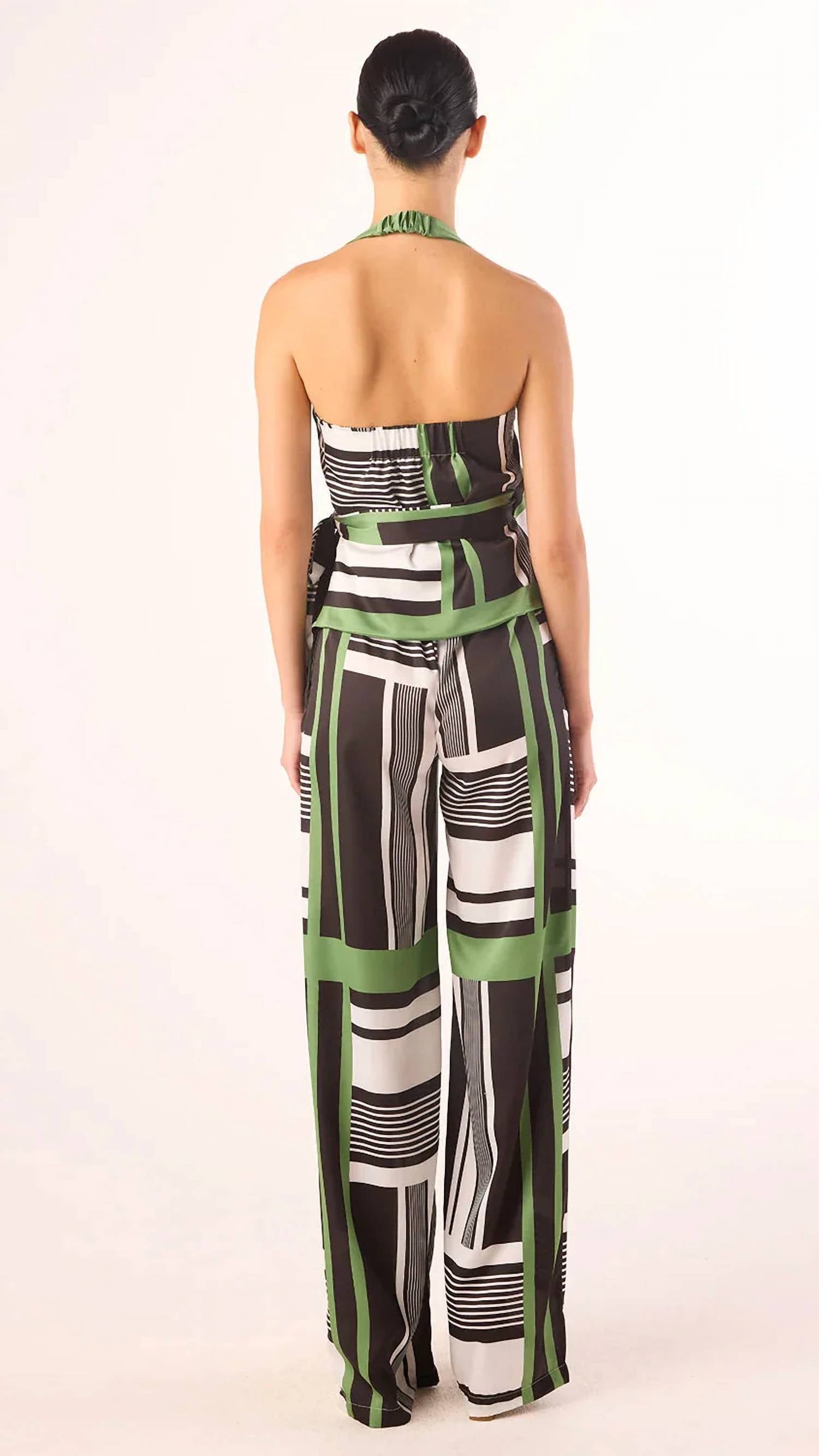 Misa Los Angeles - Ione Halter Wrap Top