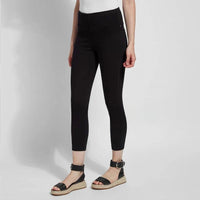 Lysse - Denim Toothpick Crop Leggings