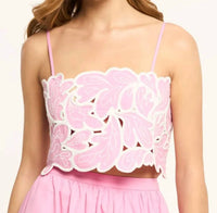 Cinq A Sept - Paisley Bloom Embroidered Caterina Top