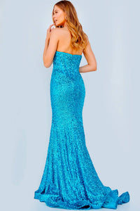 Jovani - Strapless Evening Gown