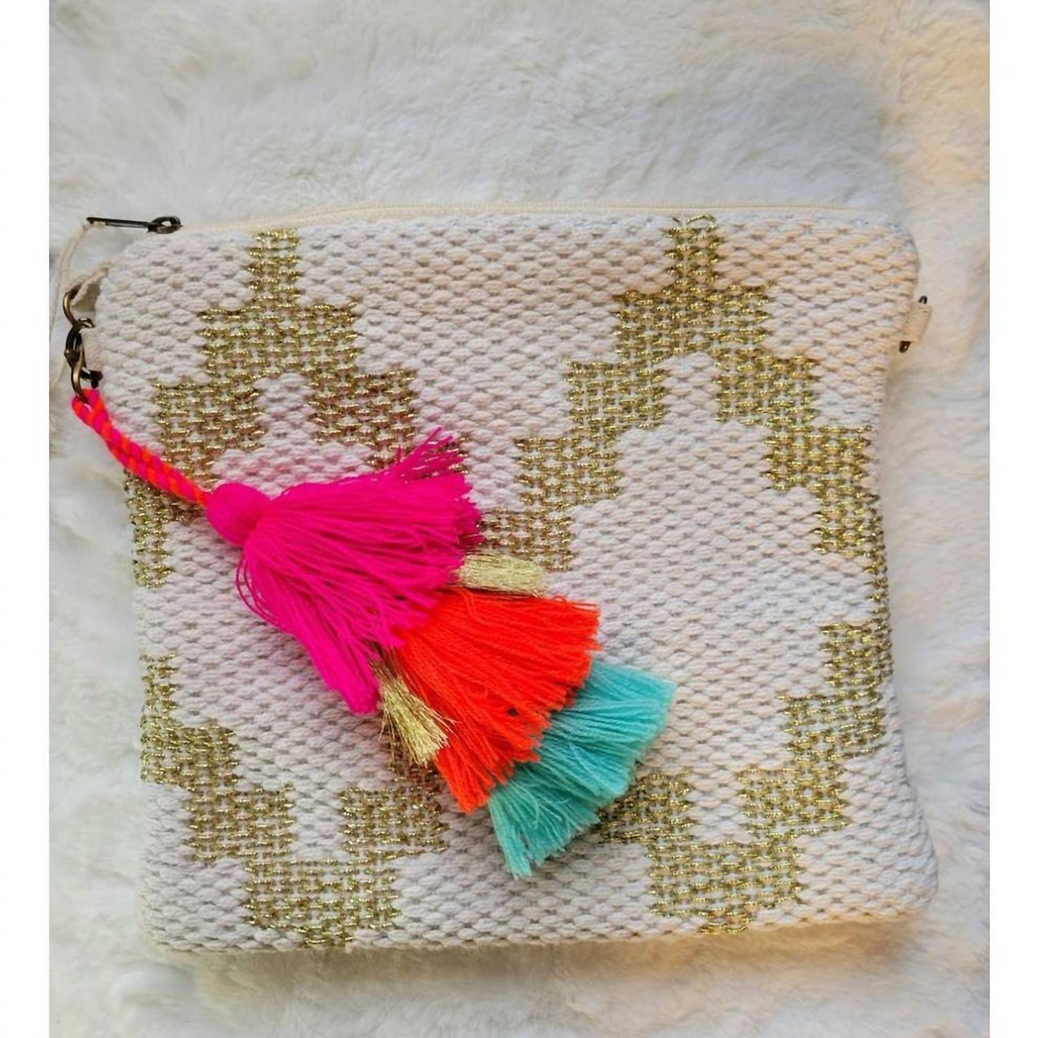 Camel Threads - Diamond Crossbody Tote