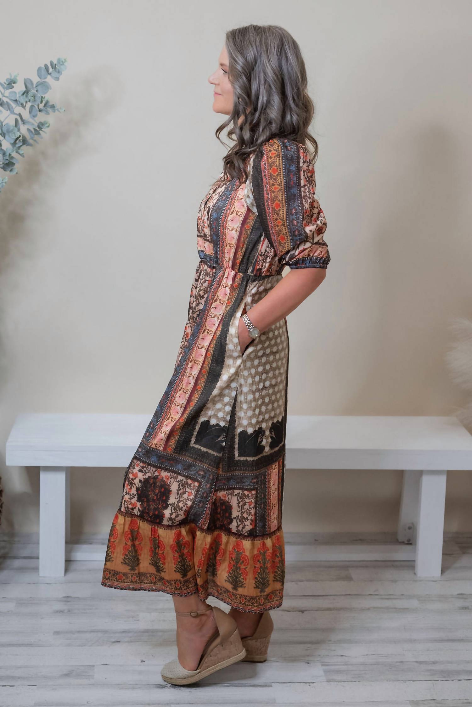 Polagram - Sigourney Patchwork Dress