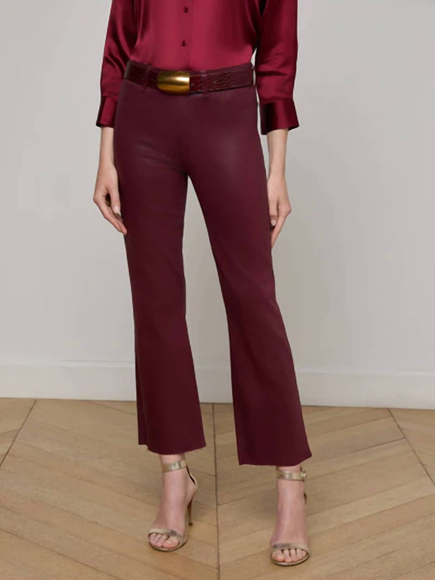 L'Agence - Kendra High Rise Cropped Flare Jean