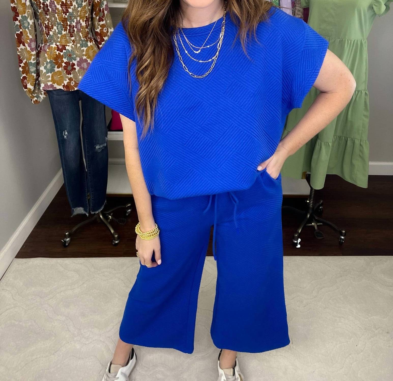 See And Be Seen - Call My Jet Textured Pants