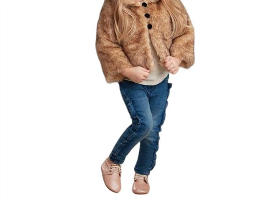 Mudpie - Girl’s Faux Fur Jacket