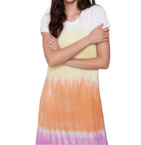 Charlie B - Short Sleeve Tie Dye Shirt Dress