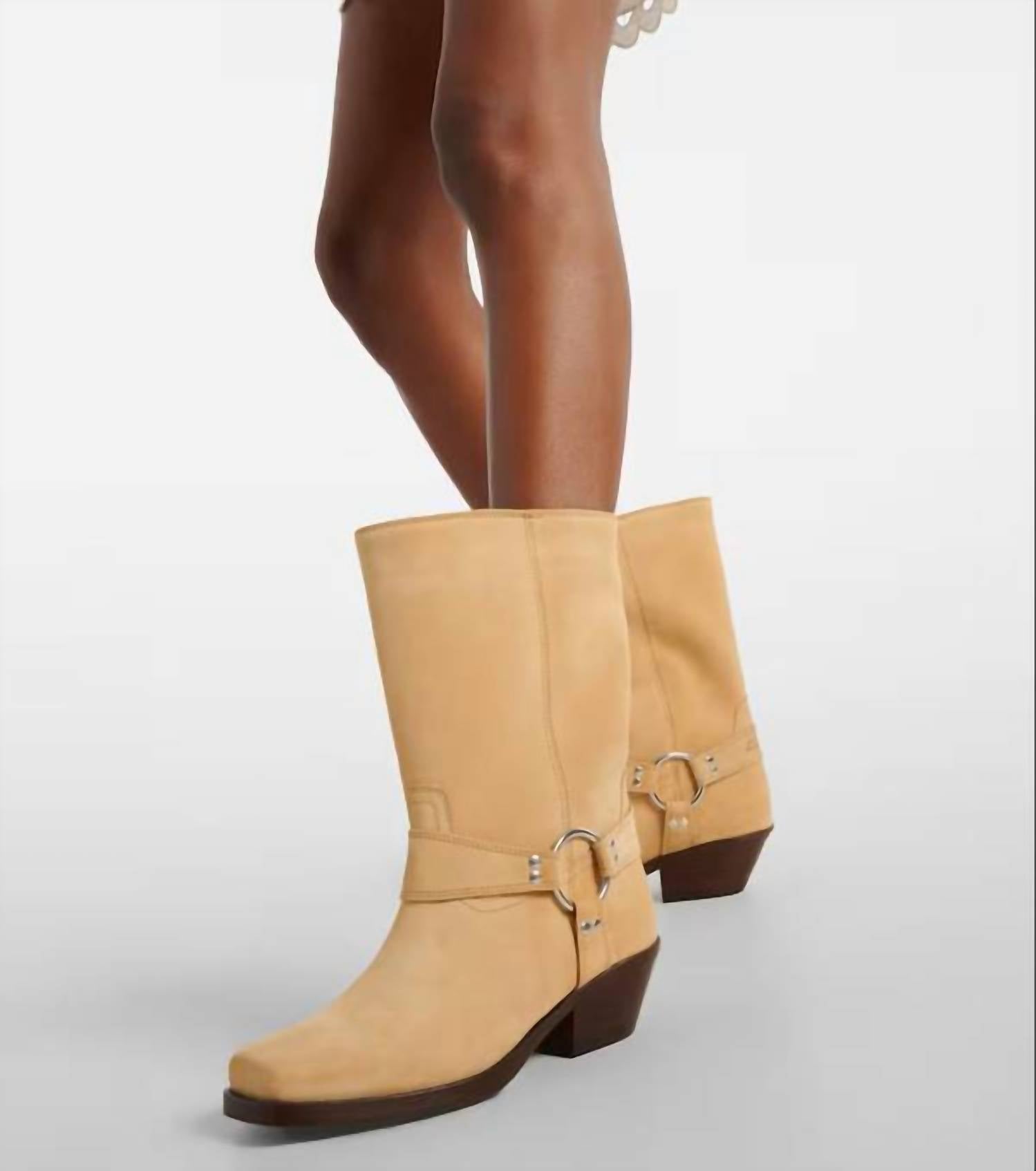 Isabel Marant - Pre-loved Women Antya Suede Biker Boots