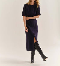 Cartolina Nantucket Bobbi Dress in dark navy - women's dress