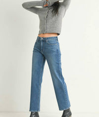 Just Black Denim - Stretchy Straight Jeans