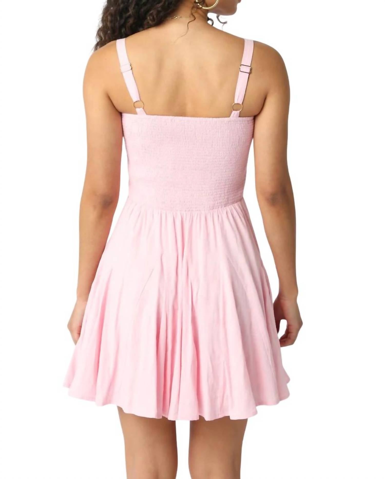Olivaceous - Fit & Flare Dress