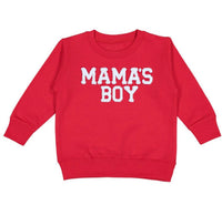 SWEET wink Mama's Boy Sweatshirt in red - kids' shirt - alternate view