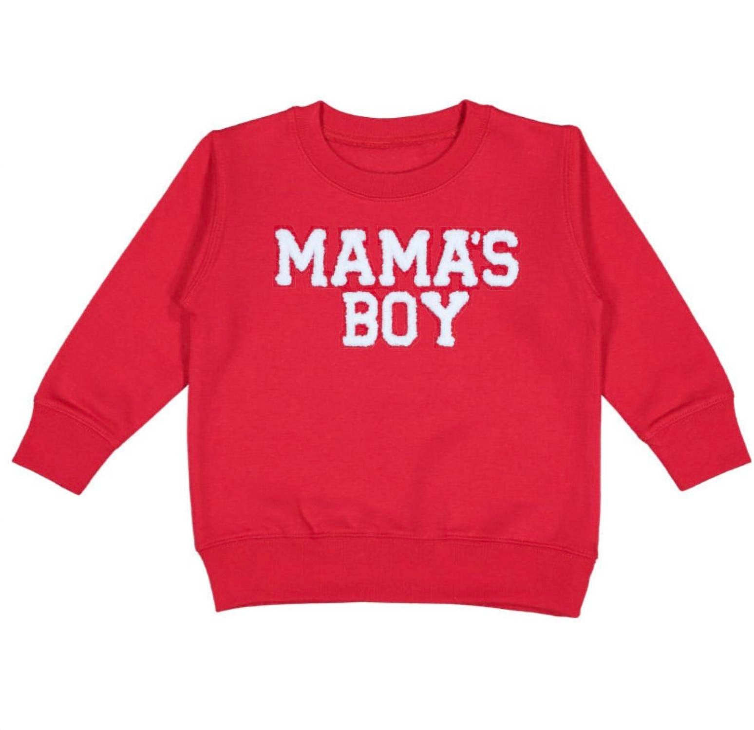 SWEET wink Mama's Boy Sweatshirt in red - kids' shirt - alternate view