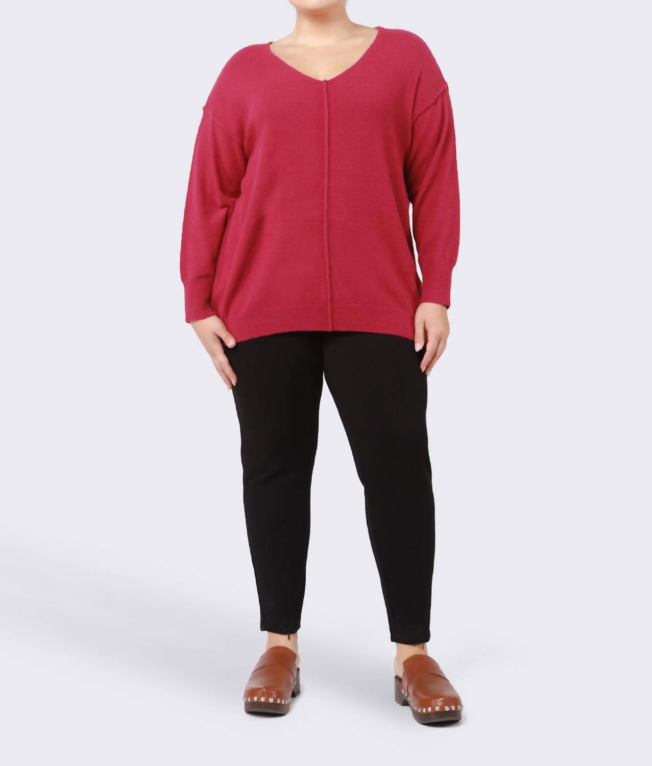 Dex - Bright Ultra Soft V-neck Sweater